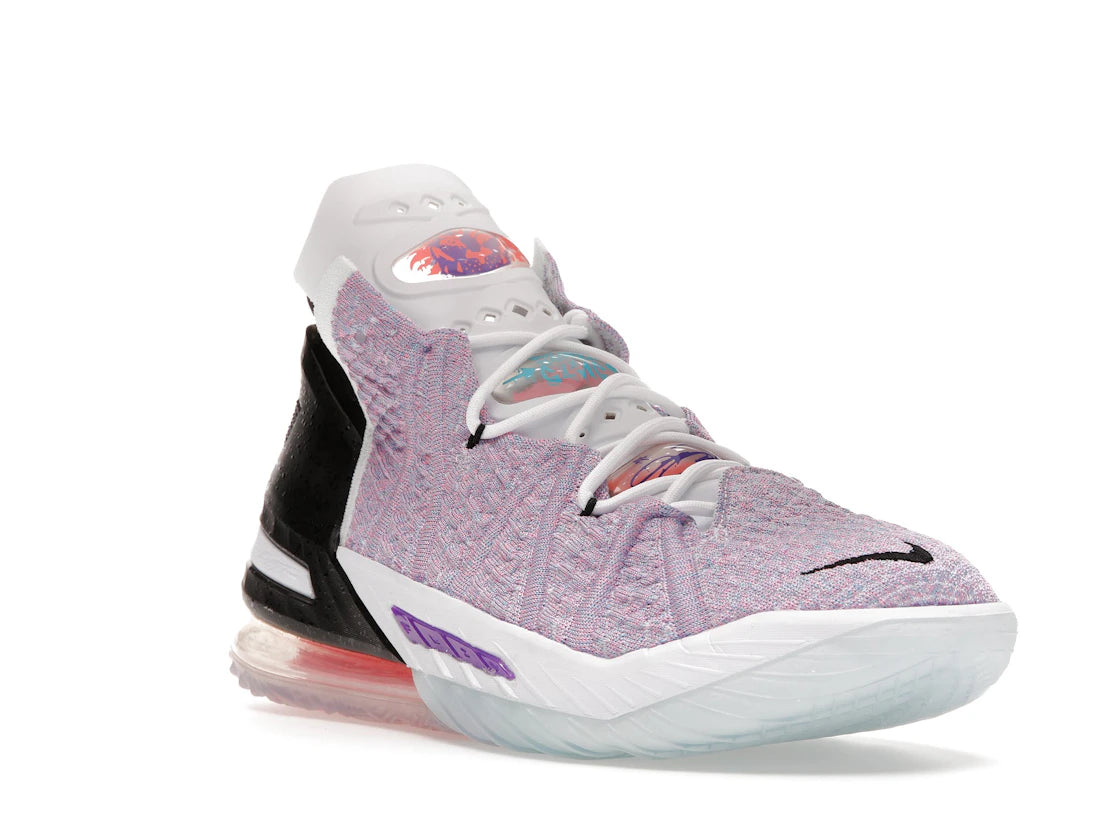 Nike LeBron 18 Graffiti Blue Muti-Color - vue secondaire A