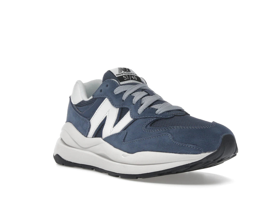 New Balance 57/40 Navy Blue White - vue secondaire A