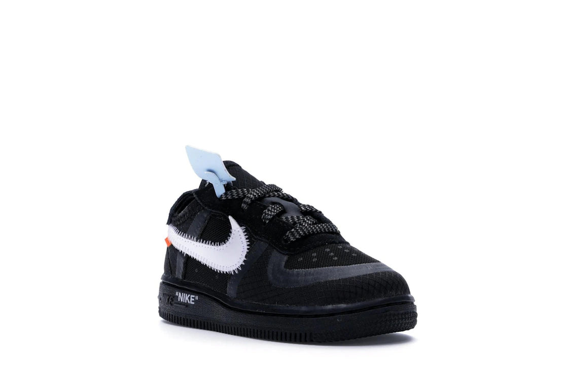 Nike Air Force 1 Low Off-White Black White (TD) - vue secondaire A