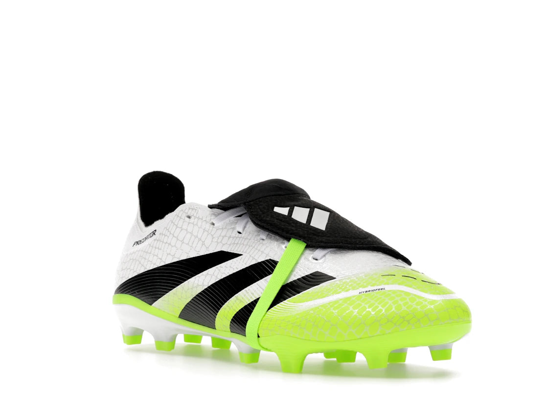 adidas Predator League Fold-Over Tongue FG/MG Cloud White Core Black Lucid Lemon - vue secondaire A
