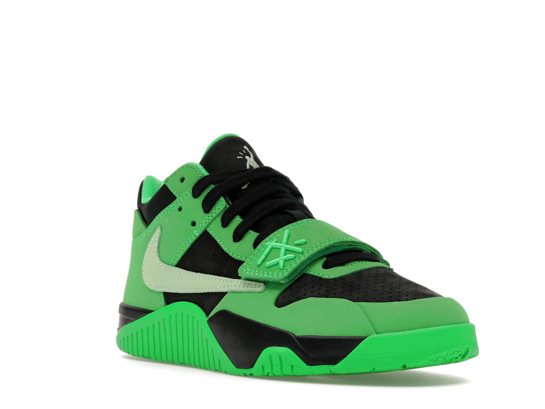 Jordan CJ1 T-Rexx Travis Scott Green Spark - vue secondaire A