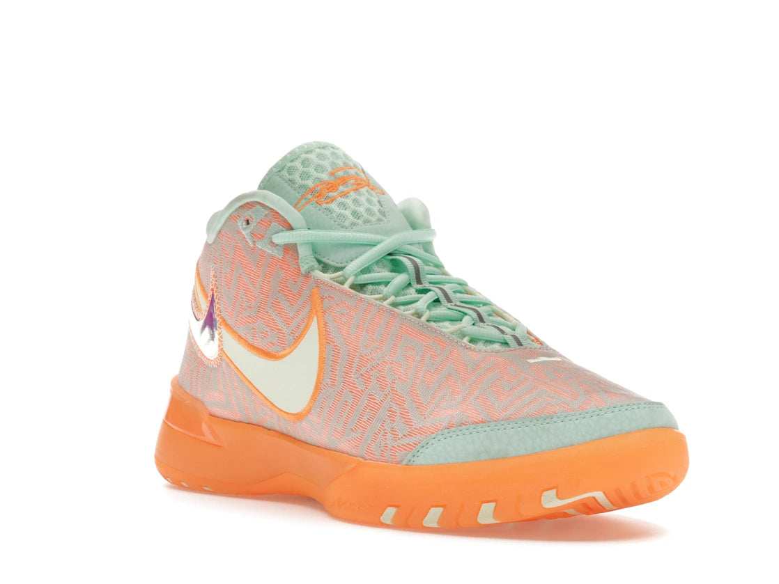Nike LeBron NXXT Genisus Mint Foam Volt Tint Hyper Jade Bright Citrus - vue secondaire A