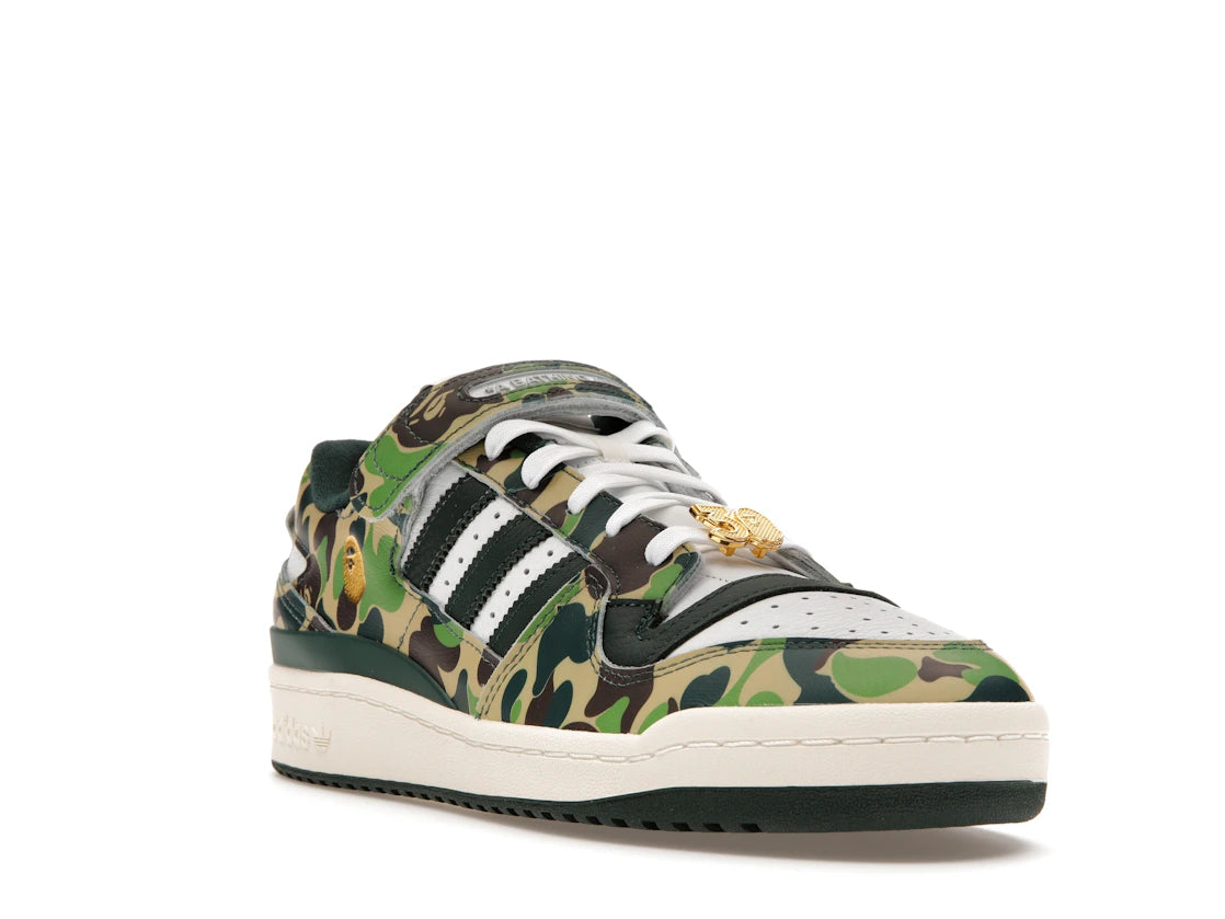 adidas Forum 84 Low Bape 30th Anniversary Green Camo - vue secondaire A