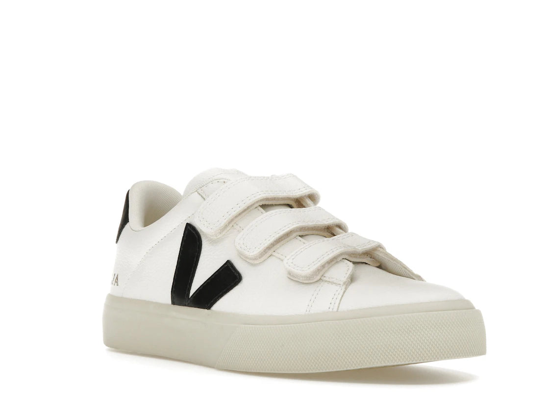 Veja Recife Chromefree Leather White Black (Women's) - vue secondaire A