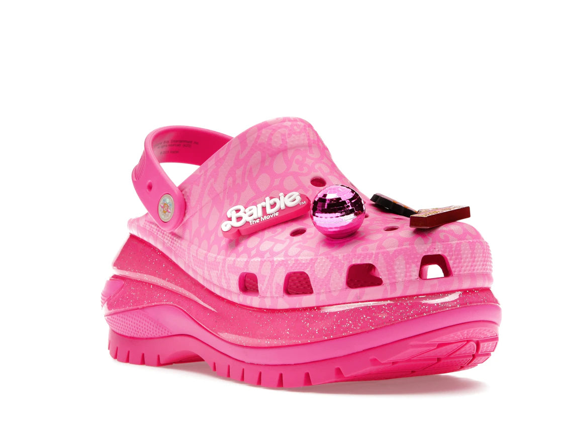 Crocs Classic Mega Crush Clog Barbie The Movie Electric Pink - vue secondaire A
