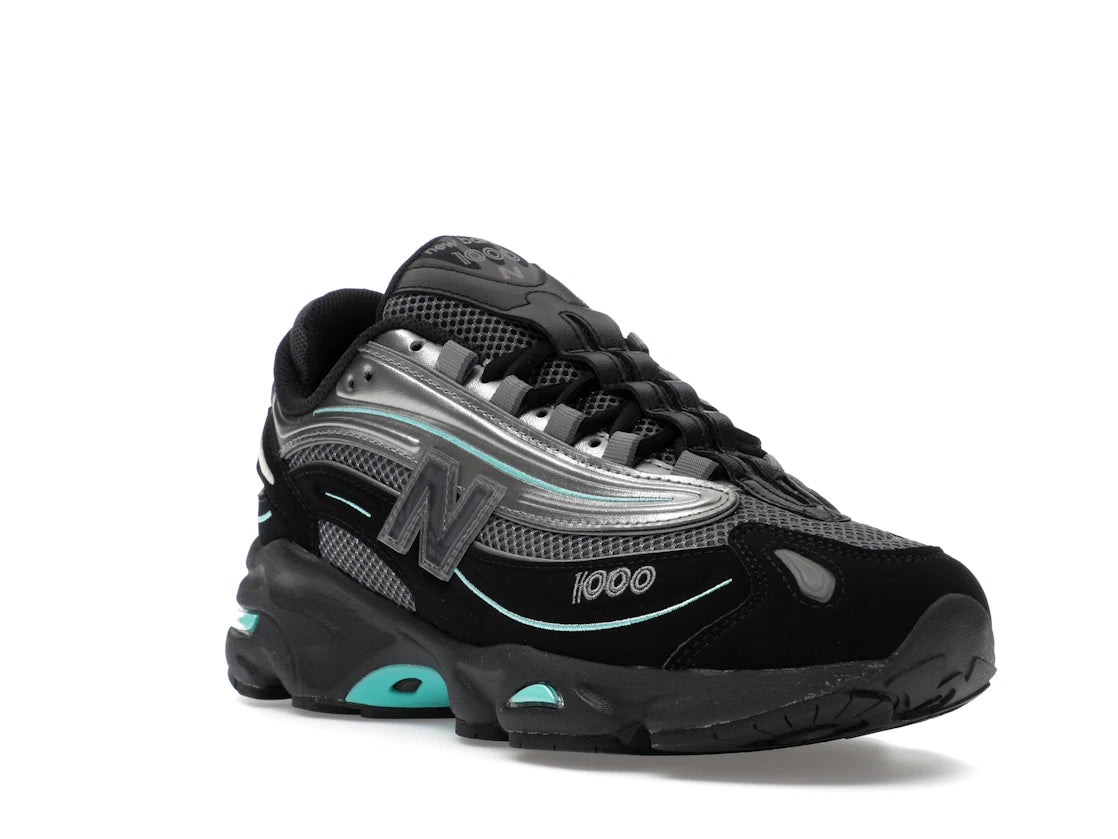 New Balance 1000 Black Teal - vue secondaire A