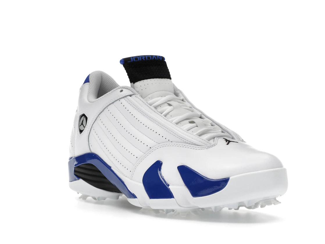 Jordan 14 Retro Golf White Hyper Royal - vue secondaire A