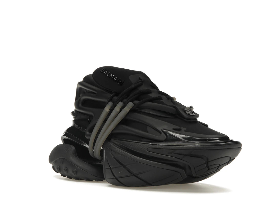 Balmain Unicorn Low-Top Black - vue secondaire A