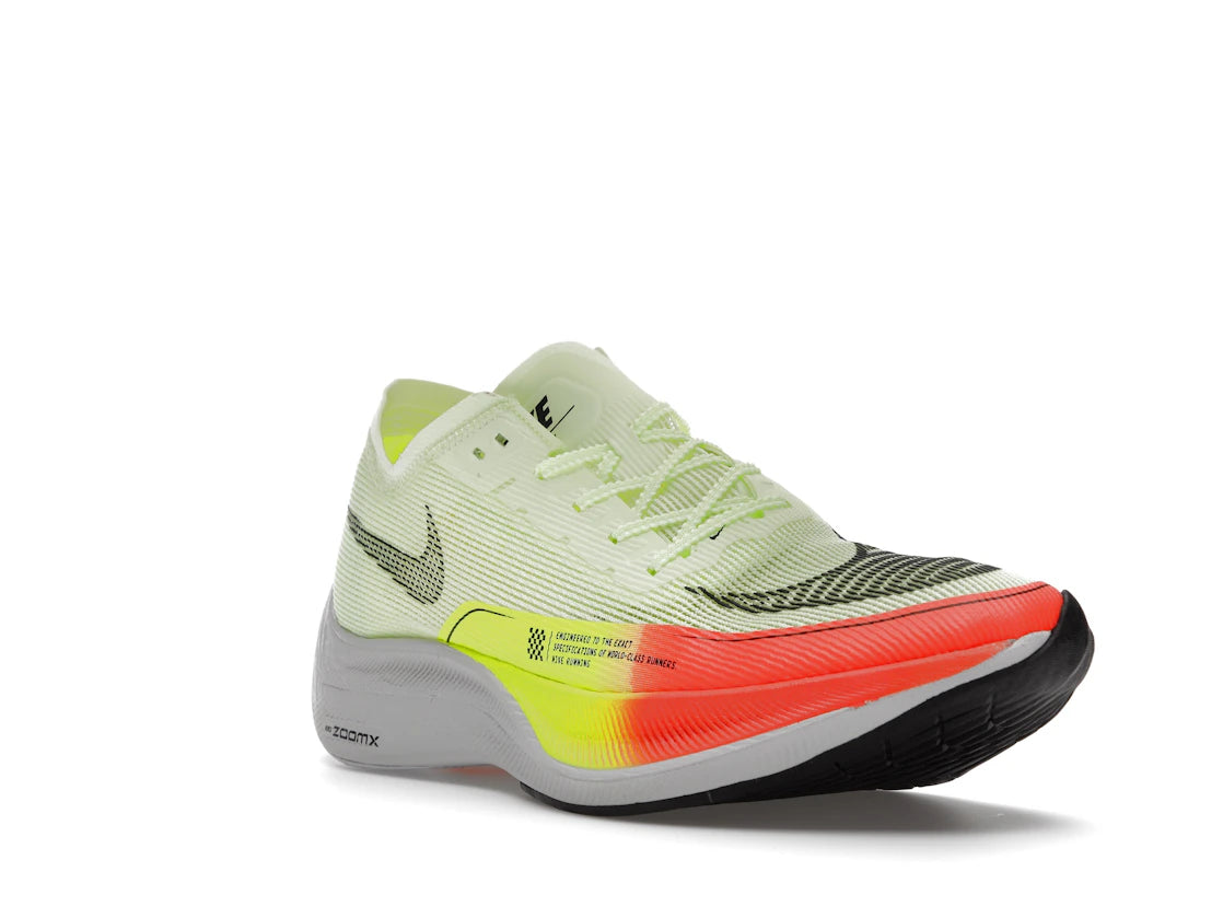 Nike ZoomX Vaporfly Next% 2 Barely Volt Hyper Orange - vue secondaire A
