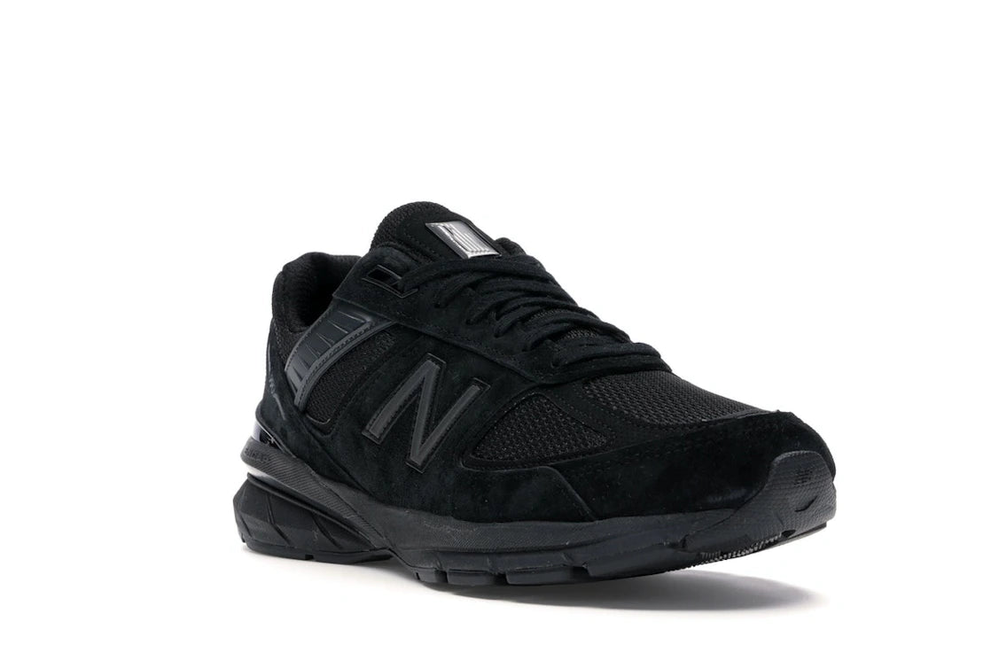 New Balance 990v5 MiUSA Triple Black - vue secondaire A
