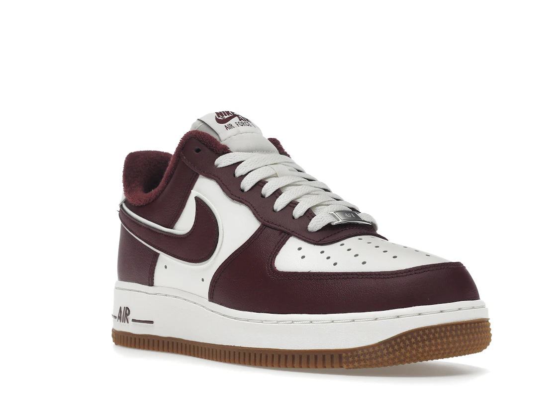 Nike Air Force 1 Low College Pack Night Maroon - vue secondaire A