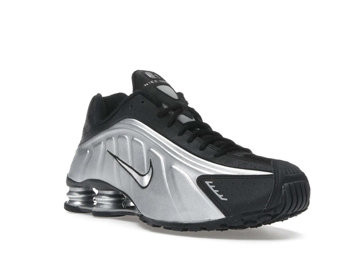 Nike Shox R4 Metallic Silver Black - vue secondaire A
