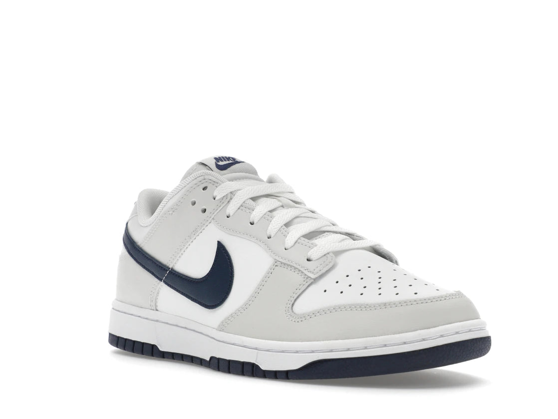 Nike Dunk Low Retro White Midnight Navy - vue secondaire A