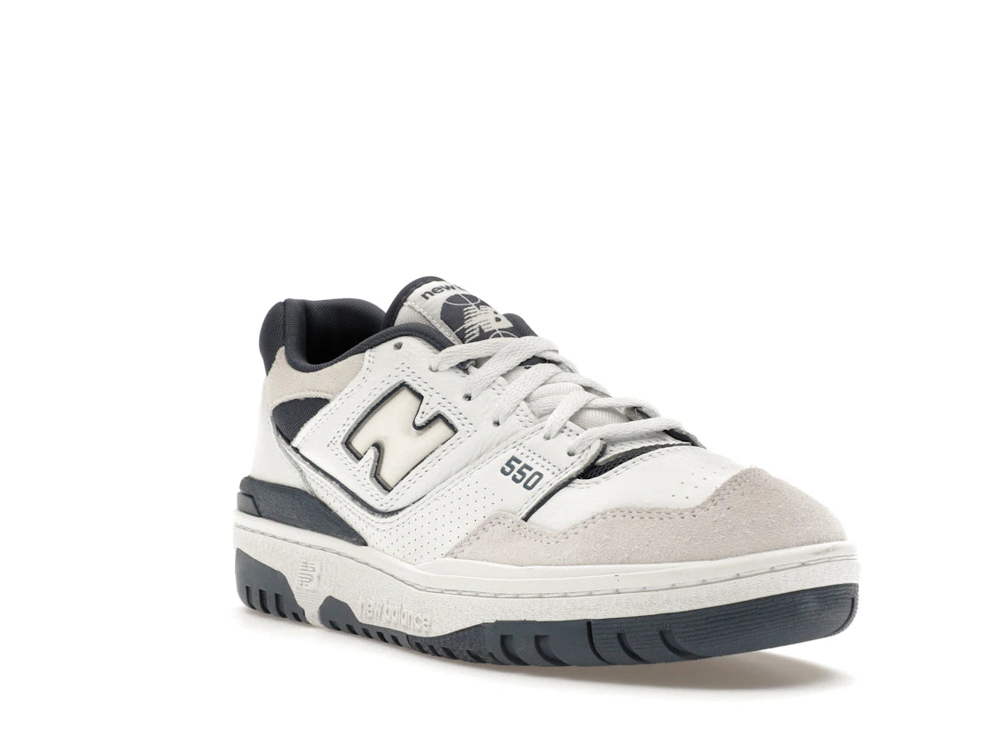 New Balance 550 White Dusty Blue - vue secondaire A