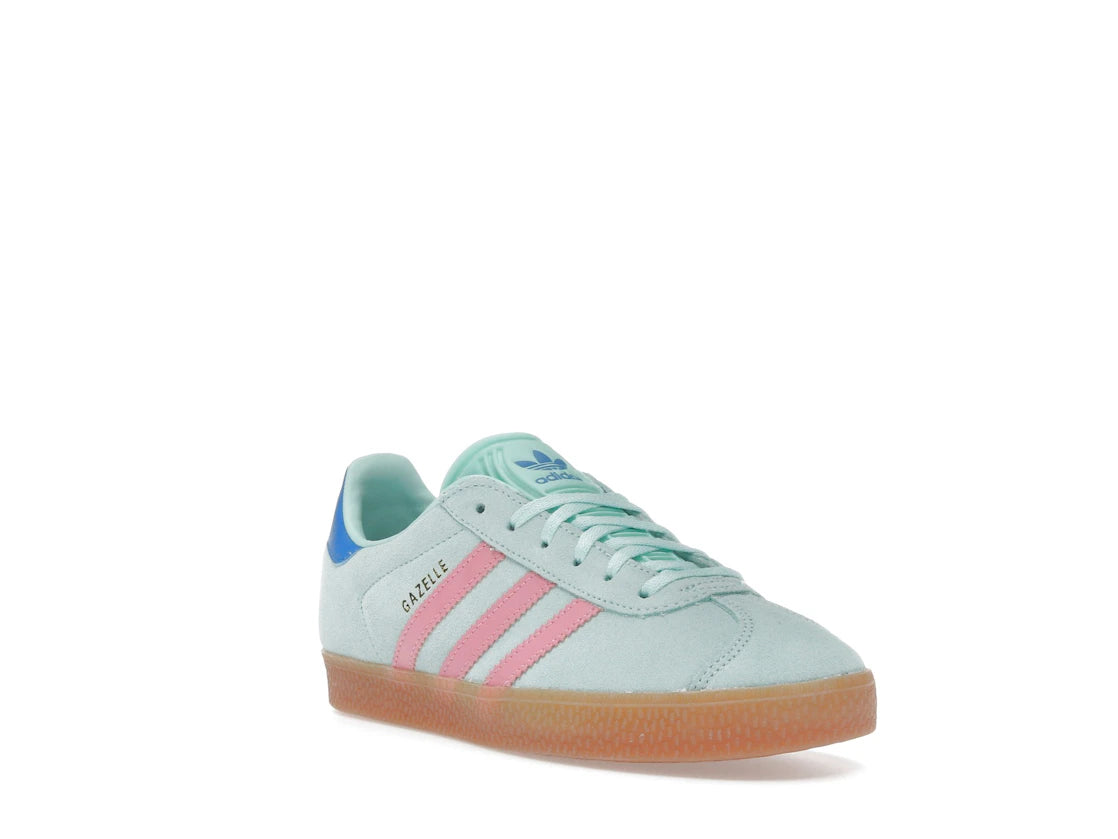 adidas Gazelle Clear Mint Bliss Pink Bright Blue (GS) - vue secondaire A