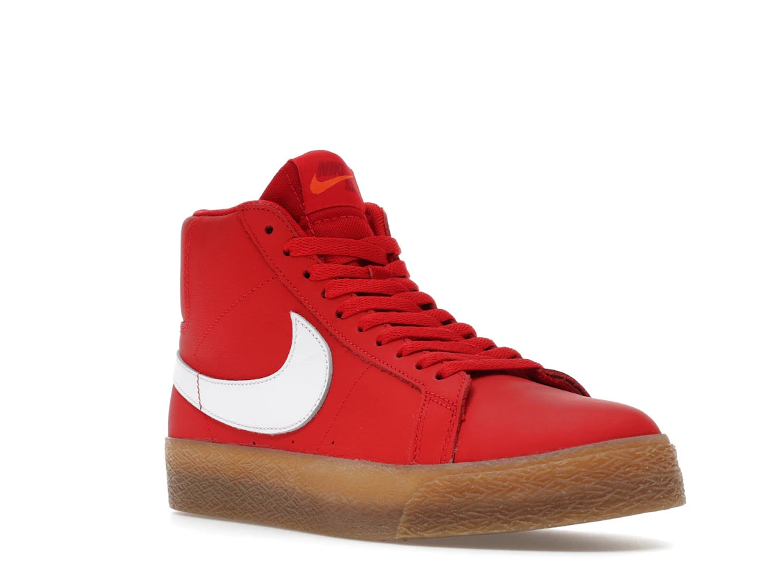 Nike SB Zoom Blazer Mid Orange Label Red Gum - vue secondaire A
