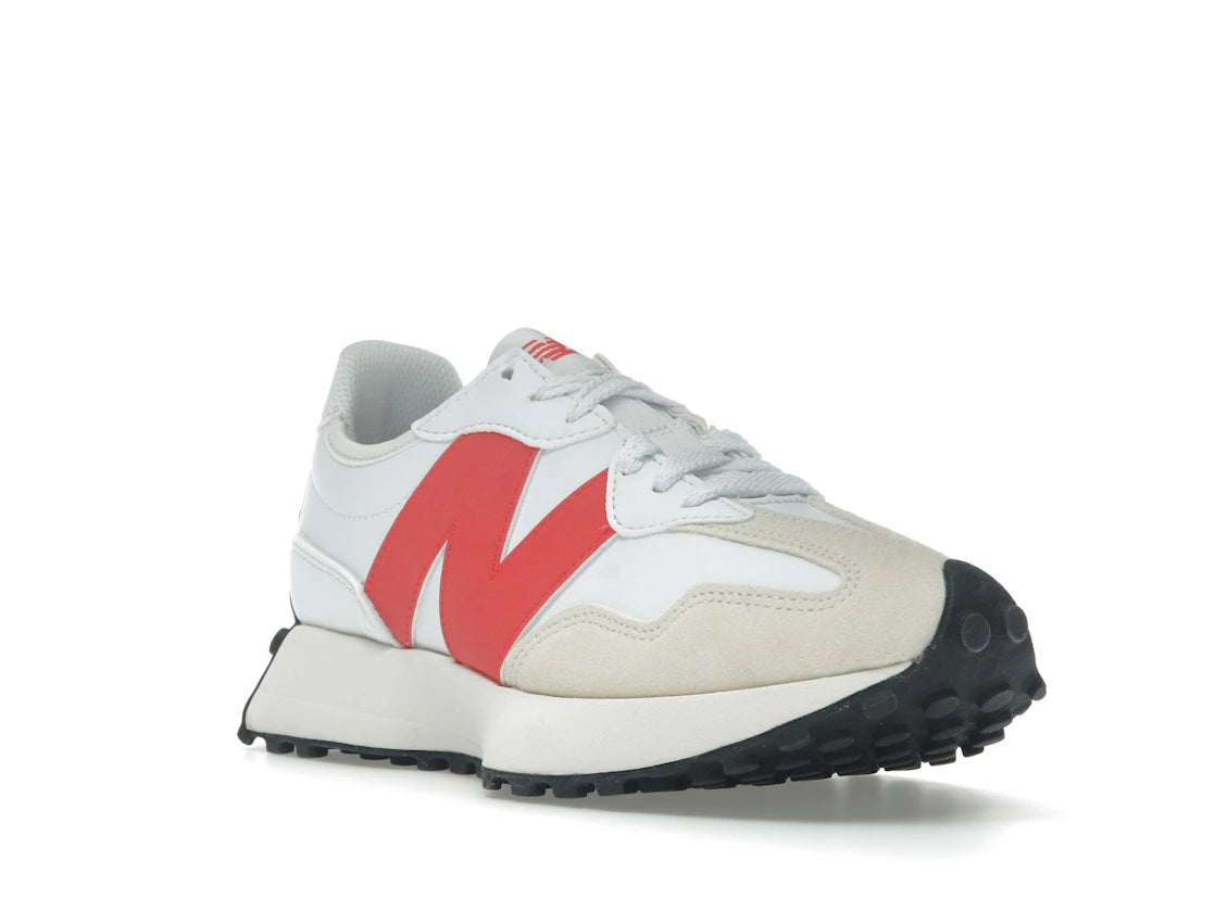 New Balance 327 White Burst Red - vue secondaire A