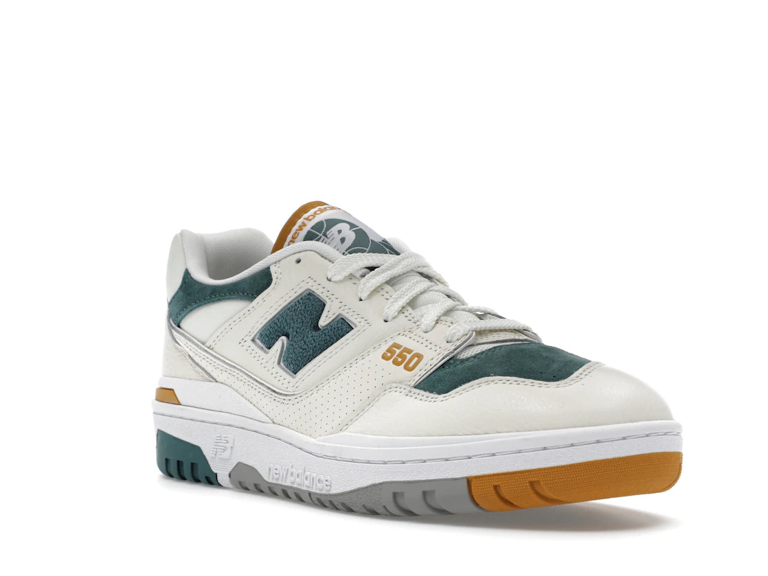 New Balance 550 Green Mustard - vue secondaire A