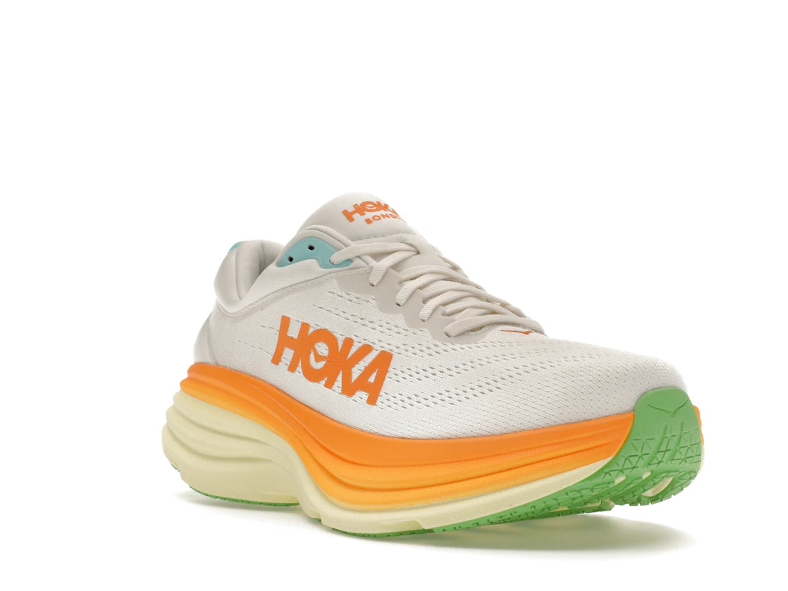 Hoka One One Bondi 8 Blanc De Blanc Solar - vue secondaire A