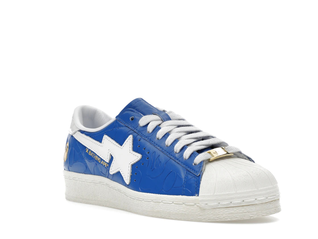 adidas Superstar Vintage Bape Blue White - vue secondaire A