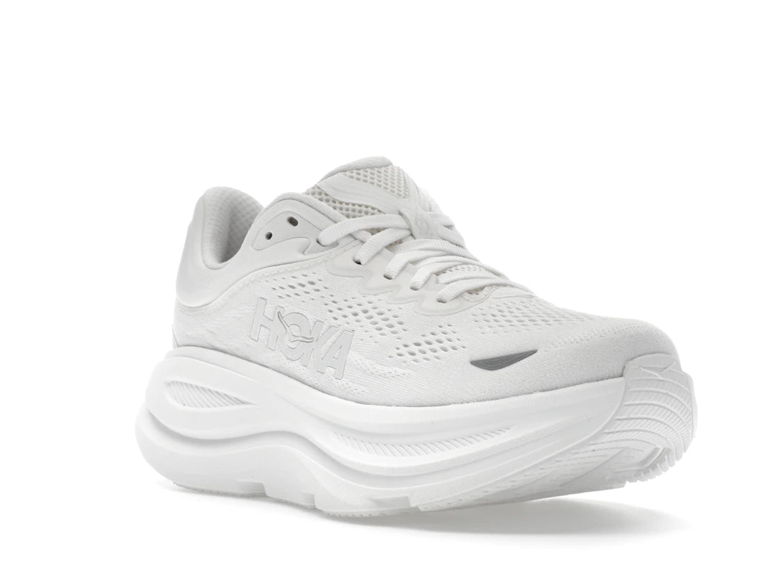 Hoka One One Bondi 9 Triple White (Women's) - vue secondaire A