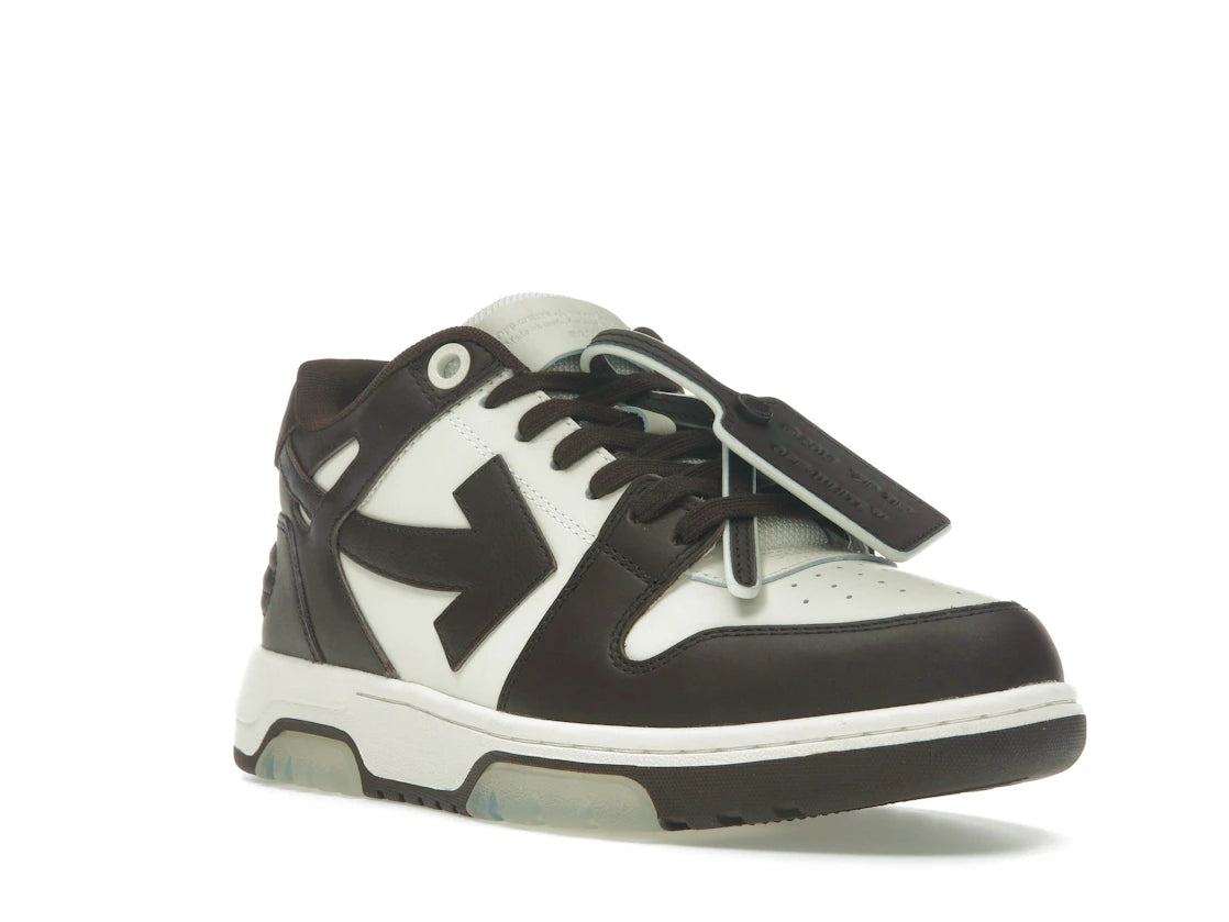 OFF-WHITE Out Of Office "OOO" Low Tops Chocolate Cream - vue secondaire A