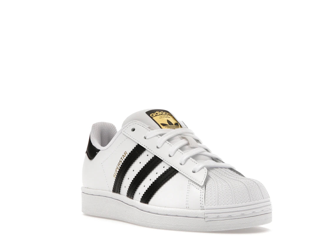 adidas Superstar Cloud White Core Black Gold (GS) - vue secondaire A