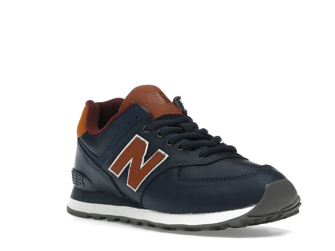 New Balance 574 NB Navy Classic Burgundy - vue secondaire A