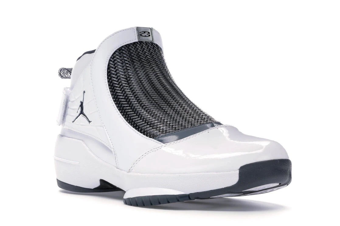 Jordan 19 Retro White Flint Grey - vue secondaire A