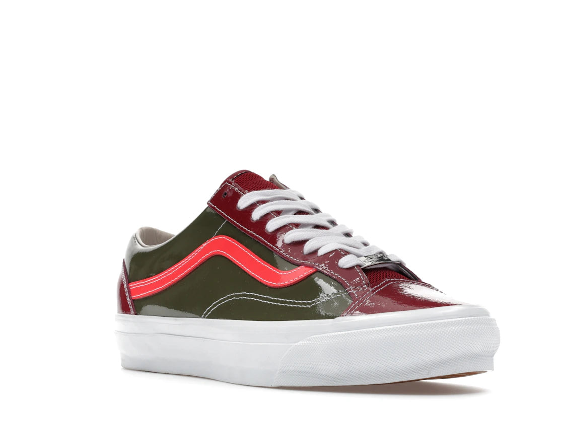 Vans LX Old Skool 36 Patent Leather Bordeaux Olive - vue secondaire A