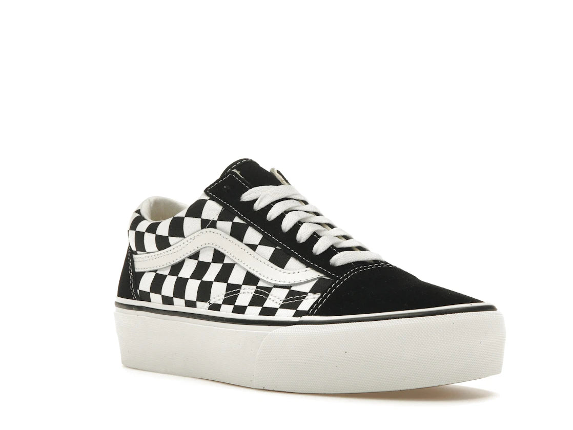 Vans Old Skool Platform Checkerboard - vue secondaire A