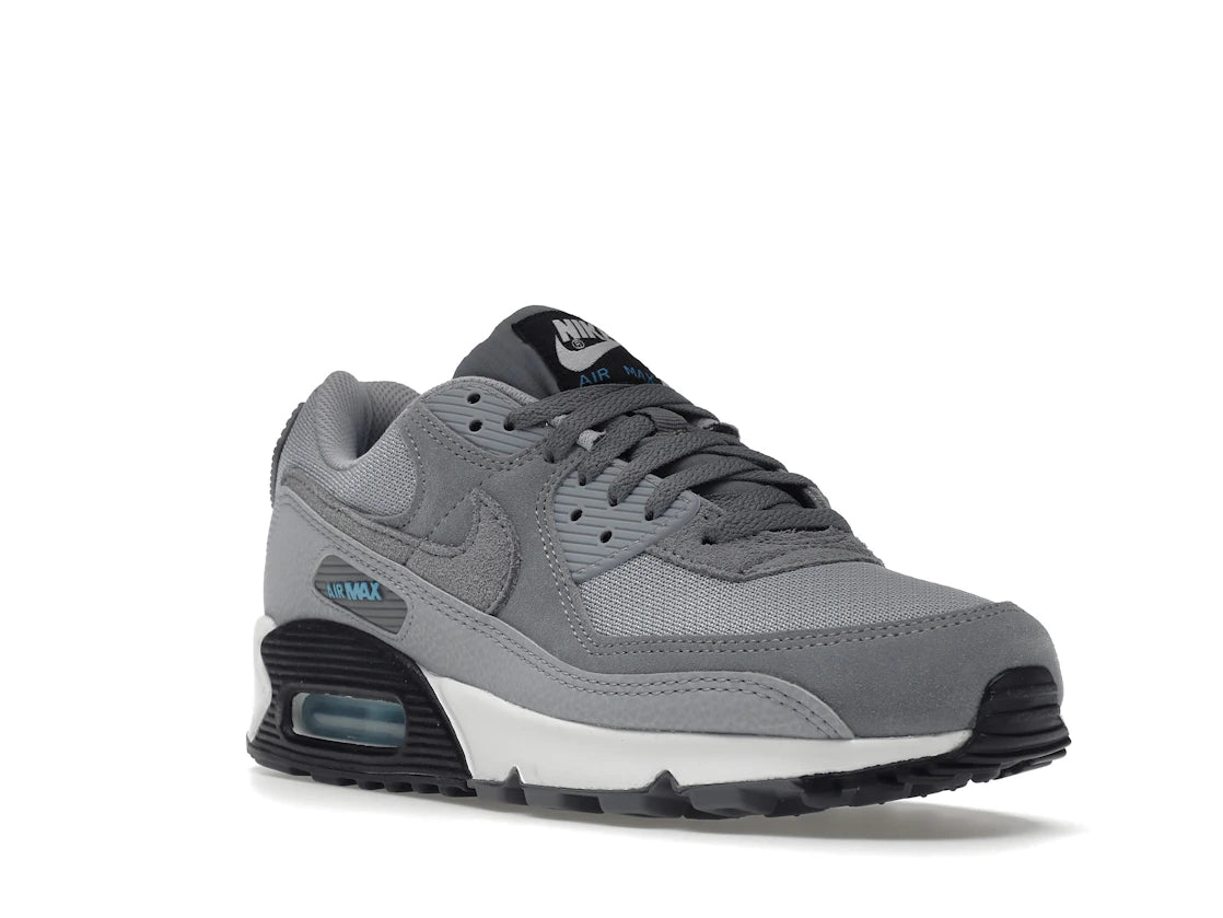 Nike Air Max 90 Wolf Grey Chlorine Blue - vue secondaire A