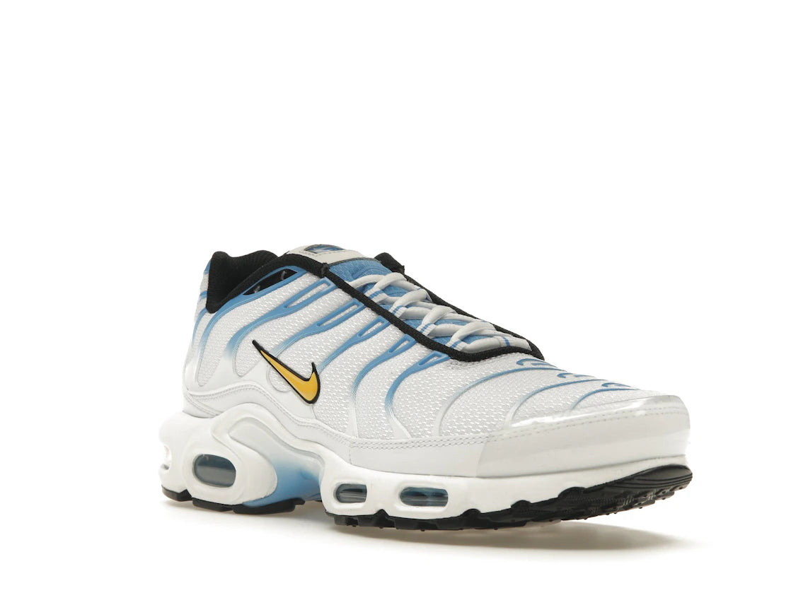 Nike Air Max Plus White University Blue Gold - vue secondaire A