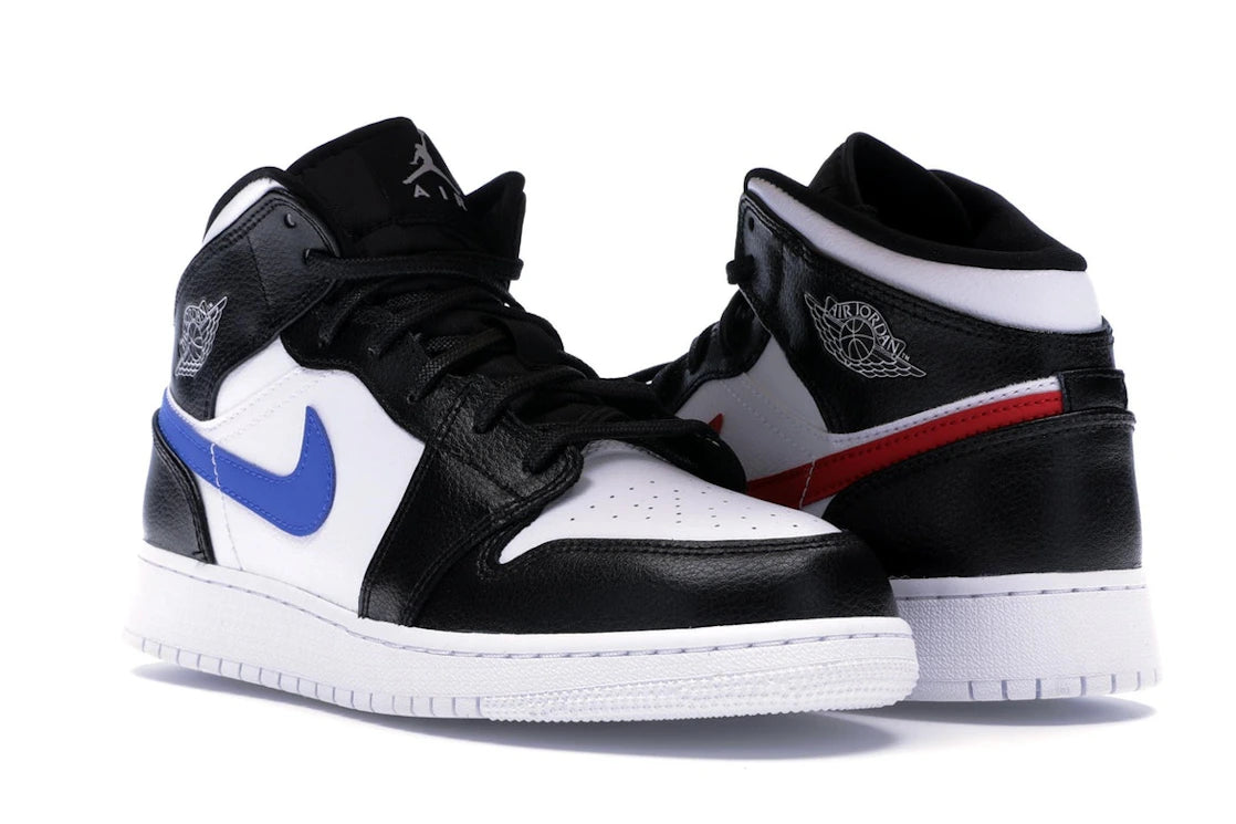 Jordan 1 Mid Multi-Color Swoosh (GS) - vue secondaire A