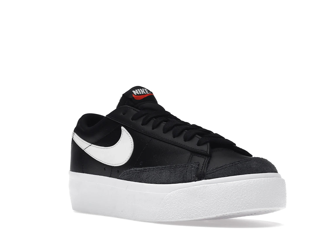 Nike Blazer Low Platform Black White (Women's) - vue secondaire A