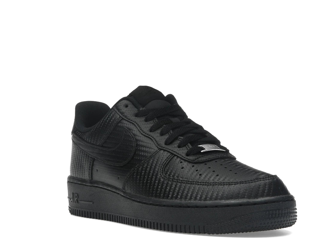 Nike Air Force 1 Low Black Carbon Fiber - vue secondaire A