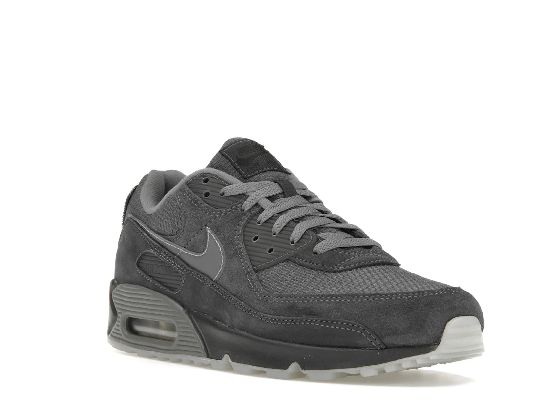 Nike Air Max 90 Velcro Heel Patch Anthracite - vue secondaire A