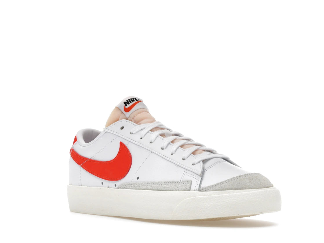 Nike Blazer Low 77 Vintage White Team Orange - vue secondaire A