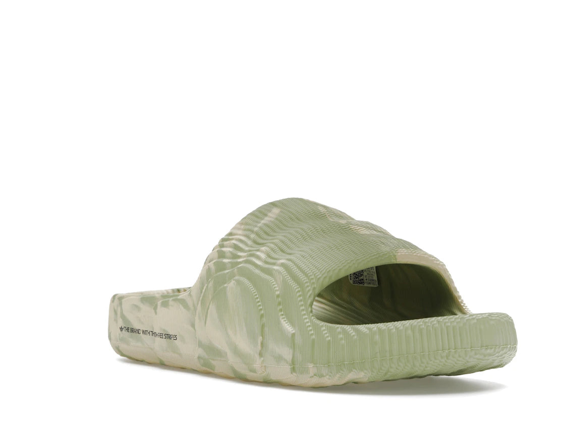 adidas Adilette 22 Slides Magic Lime St Desert Sand - vue secondaire A