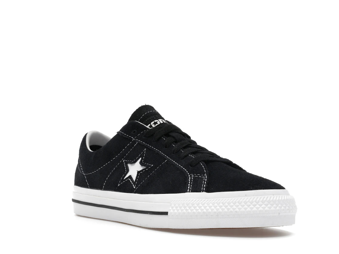 Converse One Star Pro Ox Black Black White - vue secondaire A