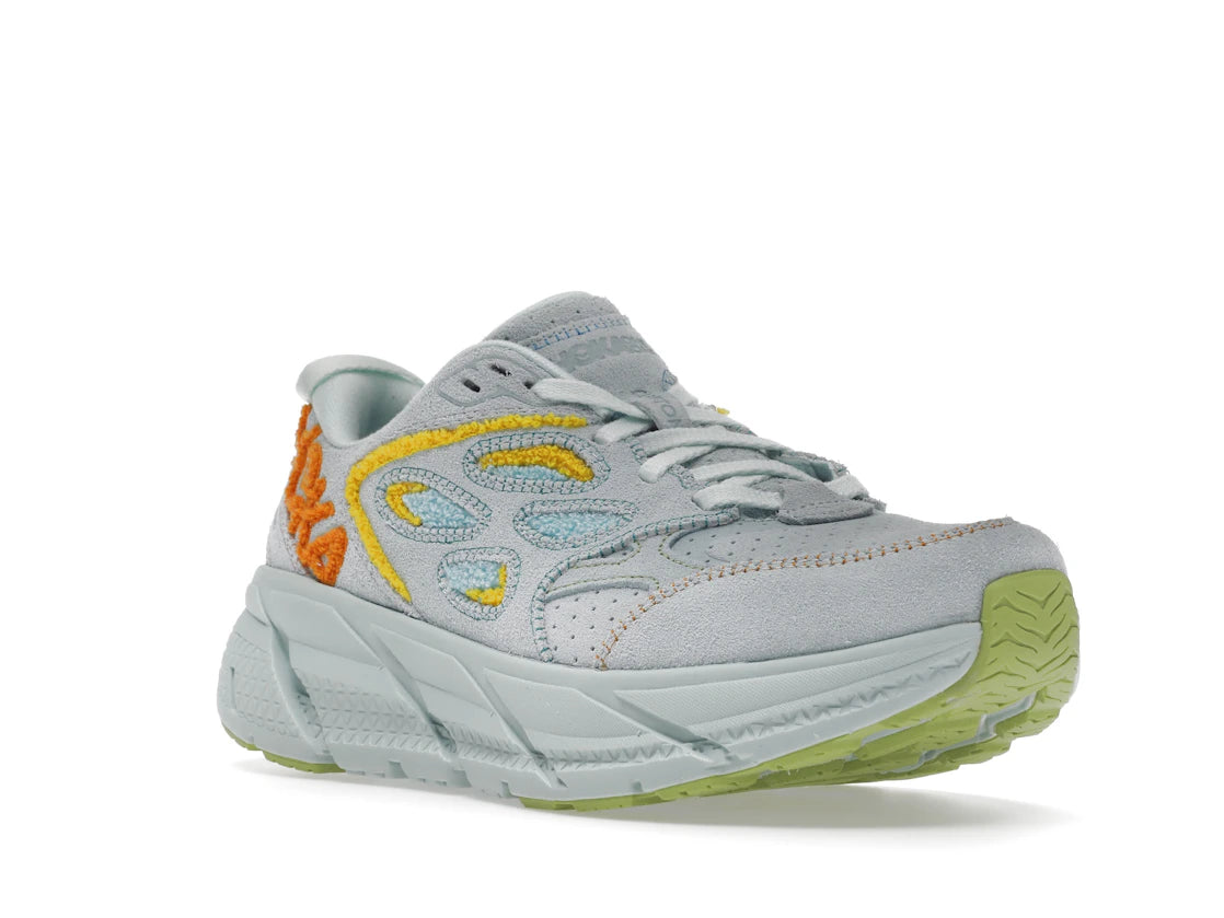 Hoka One One Clifton L Embroidery Blue Glass (All Gender) - vue secondaire A