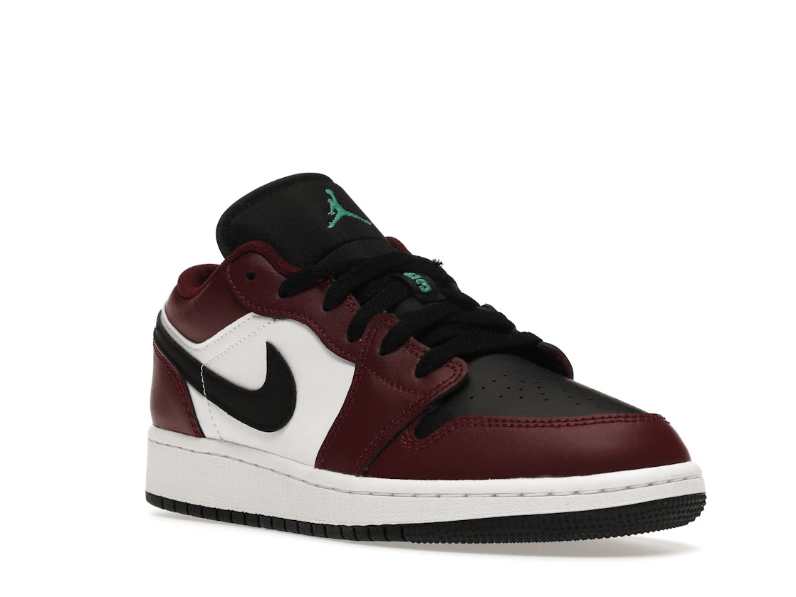 Jordan 1 Low SE Dark Beetroot Roma Green (GS) - vue secondaire A