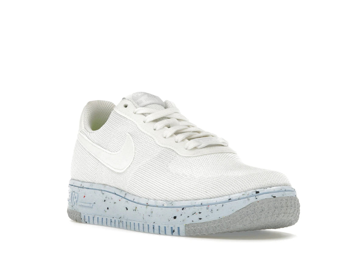 Nike Air Force 1 Low Crater Flyknit White Ice Blue (Women's) - vue secondaire A