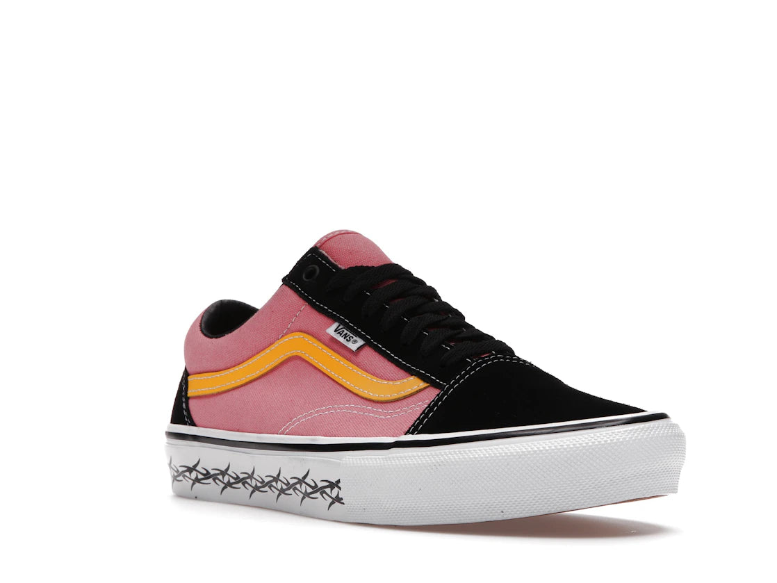 Vans Skate Old Skool Supreme Tribal Barbed Wire Pink - vue secondaire A