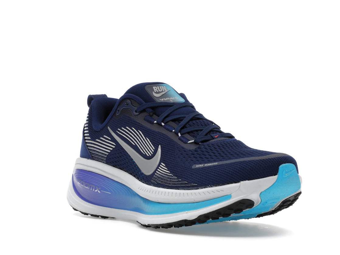 Nike Vomero 18 Blue Void Blue Lightning Bright Crimson Metallic Silver - vue secondaire A