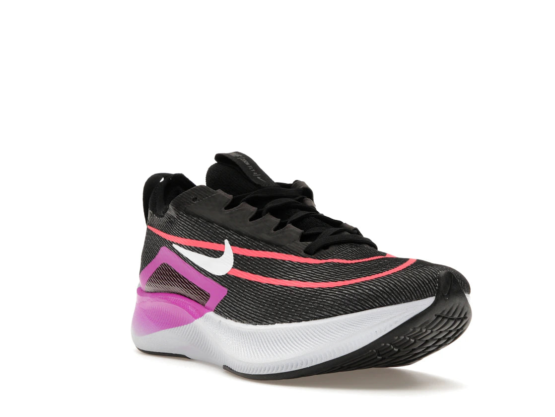 Nike Zoom Fly 4 Black Violet Crimson - vue secondaire A