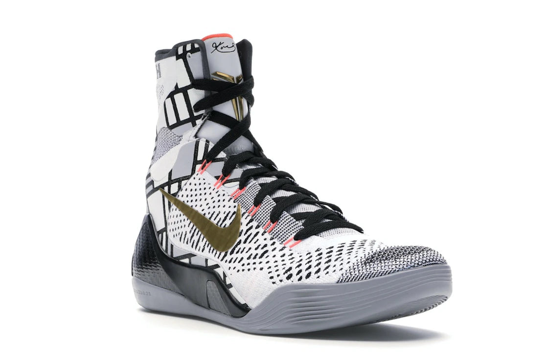 Nike Kobe 9 Elite Gold Fundamentals - vue secondaire A