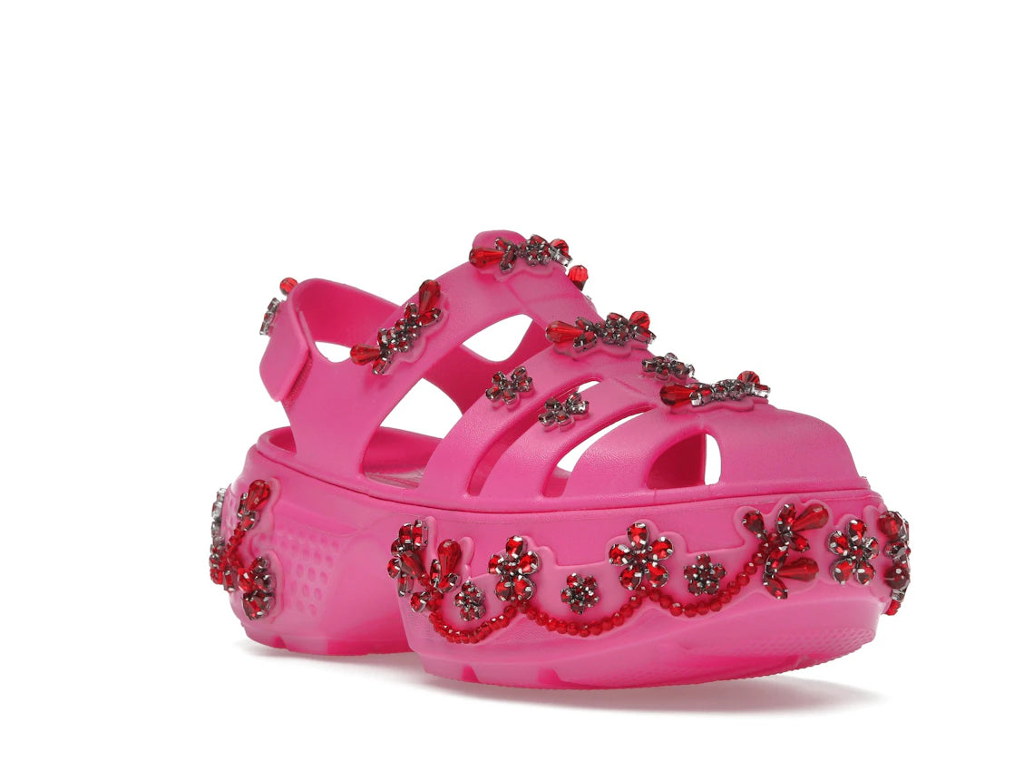 Crocs Stomp Fisherman Clog Simone Rocha Electric Pink - vue secondaire A