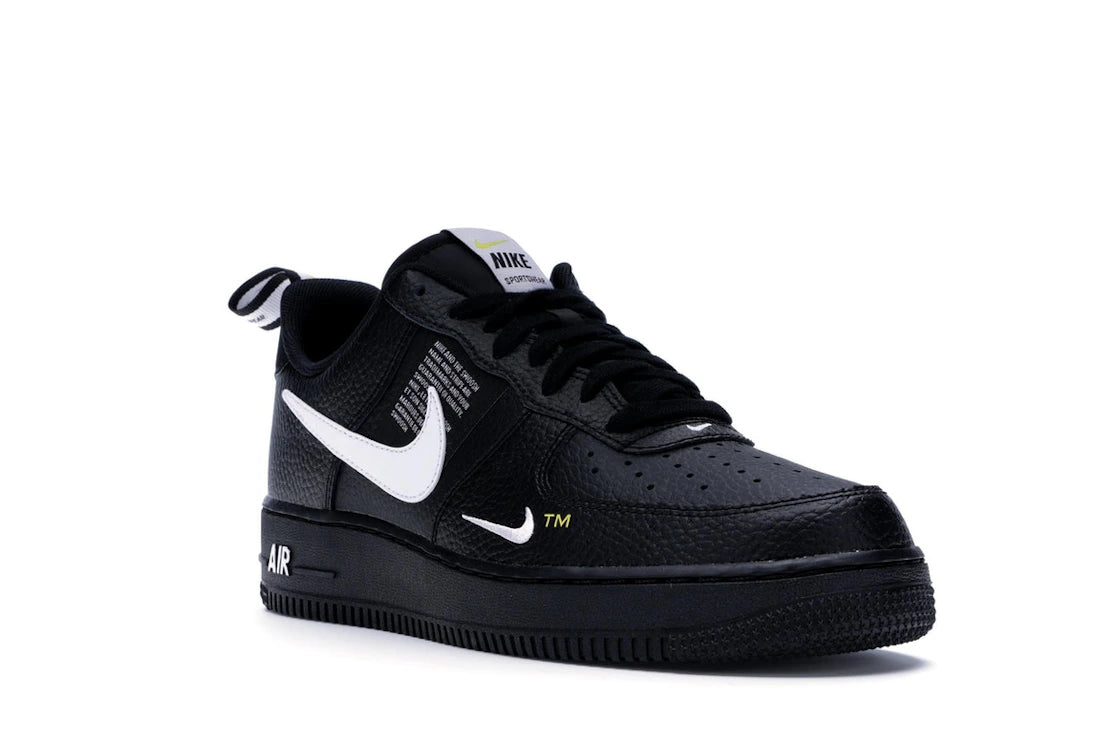 Nike Air Force 1 Low Utility Black White - vue secondaire A