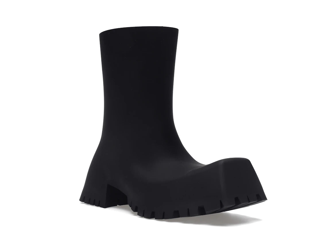 Balenciaga Trooper Rubber Boot Black - vue secondaire A